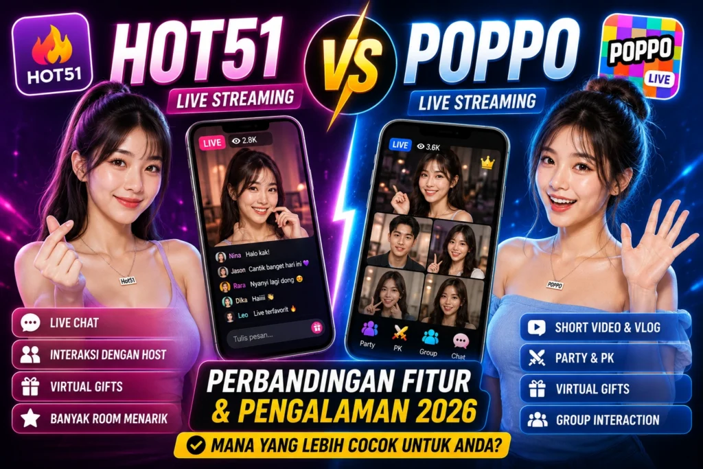 Hot51 vs Poppo Live